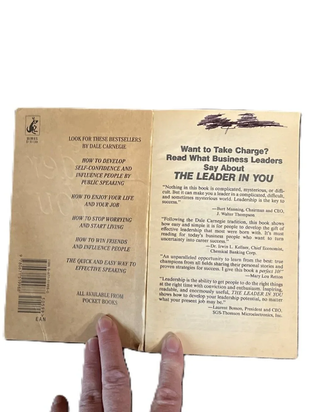 Vintage Dale Carnegie's How to Win Friends/Public Speaking/The Leader in You